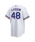 Men's Jacob deGrom White Texas Rangers Home Replica Player Jersey