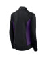 ფოტო #2 პროდუქტის Women's Black Minnesota Vikings Studio Fitted Full-Zip Gym Track Jacket