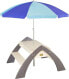 Фото #1 товара Axi Drewniany Stół piknikowy z parasolem Delta Axi