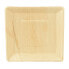 PAPSTAR PAP85500 - Plate - Square - Palm Leaf - Wood - Monochromatic - 25 pc(s)