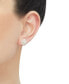 ფოტო #2 პროდუქტის Cultured Freshwater Pearl (2-3/4 - 4-1/2mm) Flower Stud Earrings in 14K Gold