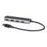 Фото #1 товара i-tec Metal Superspeed USB 3.0 4-Port Hub - USB 3.2 Gen 1 (3.1 Gen 1) Type-A - USB 3.2 Gen 1 (3.1 Gen 1) Type-A - 5000 Mbit/s - Gray - Metal - 0.28 m