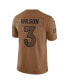 Фото #3 товара Men's Russell Wilson Brown Distressed Denver Broncos 2023 Salute To Service Limited Jersey