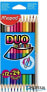 Фото #1 товара Цветные карандаши MAPED Kredki Colorpeps Duo 12=24 цвета (165609)