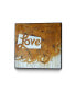 Фото #1 товара Kent Youngstrom Love 5 Art Block Framed 18" x 18"