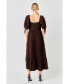 ფოტო #5 პროდუქტის Women's Textured Maxi Dress