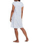 Фото #2 товара Plus Size Paisley-Print Short Nightgown