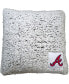 Фото #1 товара Atlanta Braves 16" x 16" Frosty Sherpa Pillow