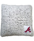 Atlanta Braves 16" x 16" Frosty Sherpa Pillow