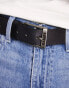 Levi's New Duncan leather belt in black