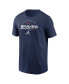 Фото #3 товара Men's Navy Atlanta Braves Team Engineered Performance T-shirt