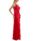 Фото #4 товара Juniors' Tiered Ruffled One-Shoulder Gown
