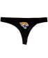 Фото #1 товара Women's Black Jacksonville Jaguars Solid Logo Thong