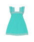 Фото #1 товара Women's Mini Sandrine Dress Ocean Embroidery