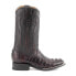 Фото #1 товара Ferrini Dakota Caiman Crocodile Square Toe Cowboy Mens Black Dress Boots 10493-
