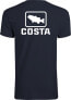 Футболка Costa Del Mar Emblem Bass Short Sleeve Blue