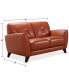 Фото #29 товара Myia 62" Leather Loveseat, Created for Macy's