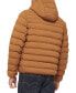 Men's Stretch Hooded Two-Pocket Quilted Jacket Коричневый, M - фото #2