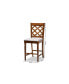 Фото #8 товара Ramiro Modern and Contemporary Transitional Wood Counter Stool Set, 2 Piece