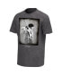 Фото #2 товара Men's Black Distressed Jimi Hendrix Woodstock Washed Graphic T-shirt