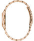 ფოტო #3 პროდუქტის Women's Sutton Diamond-Accent Rose Gold-Tone Stainless Steel Bracelet Watch 28mm