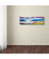 Lou Gibbs 'Abstract Composition' Canvas Art - 6" x 19"