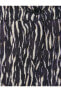 Фото #54 товара Брюки Koton Брюки с широкими штанинами в зебровый узор на резинке из вискозной ткани