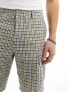 ASOS DESIGN skater fit cargo shorts in textured check print