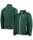 Фото #2 товара Men's Green Michigan State Spartans Powder Lite Omni-Heat Reflective Full-Zip Jacket