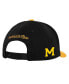 Фото #2 товара Men's Black Michigan Wolverines Team Script 2.0 Snapback Hat