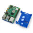 Фото #3 товара Case for Raspberry Pi 4B - aluminum - blue