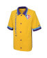 Фото #3 товара Big Boys Gold Los Angeles Lakers 2021/22 City Edition Therma Flex Short Sleeve Collar Jacket