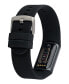 Фото #2 товара Ремешок для часов WITHit черный тканевый силиконовый для Fitbit Charge 5 и 6