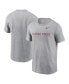 Men's Heather Gray Florida State Seminoles Primetime Evergreen Wordmark T-Shirt Серый, 2XL - фото #1