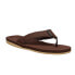 London Fog Tyrone Flip Flops Mens Brown Casual Sandals CL30379M-E