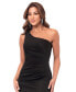 ფოტო #4 პროდუქტის Women's Scuba One-Shoulder Side-Slit Gown