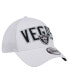 Фото #3 товара Men's White Las Vegas Raiders Breakers 39THIRTY Flex Hat