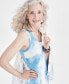 Фото #3 товара Women's Tie-Dye Knit Maxi Dress, Created for Macy's