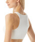 Фото #2 товара Michael Kors Women Essentials Solid Cropped Bikini Top White Size MD