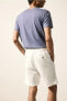 Regular Fit Linen-blend Shorts