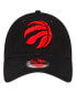 Фото #1 товара Men's Black Toronto Raptors Team 2.0 9TWENTY Adjustable Hat