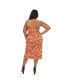 Plus Size 1950s Leilani Sarong Dress