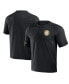 ფოტო #1 პროდუქტის Men's NFL x Darius Rucker Collection by Black Pittsburgh Steelers Washed Raglan Henley T-shirt