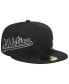 Фото #1 товара Men's Black Oakland Athletics Jersey 59FIFTY Fitted Hat