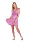 ფოტო #2 პროდუქტის Women's Giselle Mini Dress Fuchsia Booti