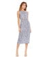 ფოტო #7 პროდუქტის Women's Embellished Sleeveless High Neck Midi Dress