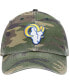 ფოტო #3 პროდუქტის Men's Camo Los Angeles Rams Woodland Clean Up Adjustable Hat