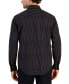Фото #2 товара Men's Round Geometric Print Long-Sleeve Button-Up Shirt, Created for Macy's