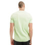 ASOS DESIGN textured t-shirt in light green