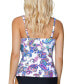 Фото #2 товара Women's Printed Monterey Tankini Swim Top, Created for Macy's